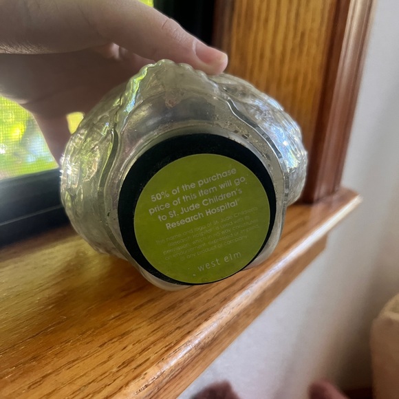 Clear Glass Owl Figurine Decorative Sculpture - Picture 3 of 3